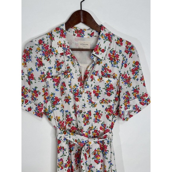 SEZANE ADÈLE DRESS JARDIN SECRET SIZE 38 US 6 - Picture 7 of 16